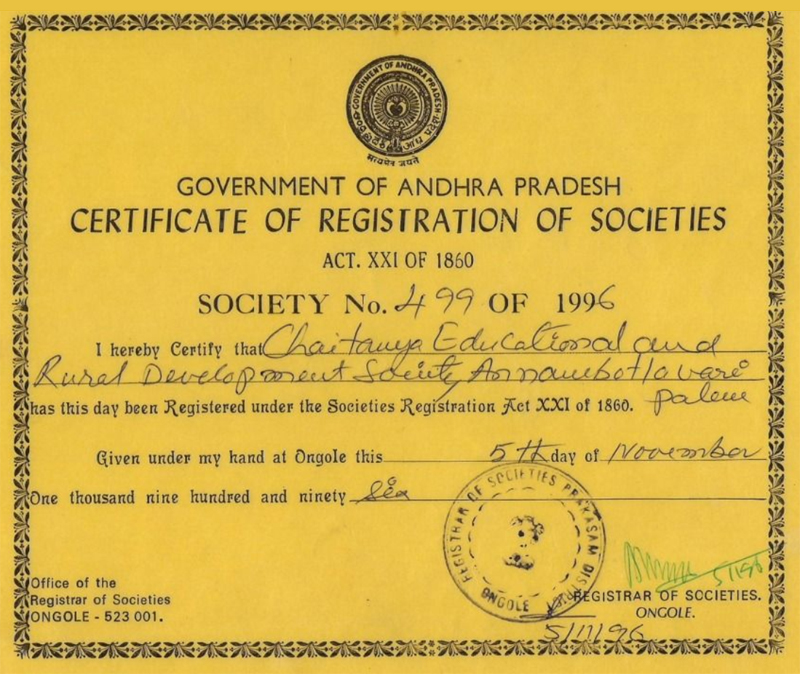 Registration Certificate